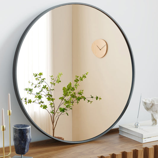 Miroir Rond Élégant pour Femmes