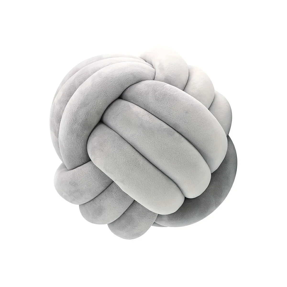 Oreiller à nœud rayé Art déco, 1 pièce, fait à la main, en Polyester doux. Coton, coussin décoratif moderne et confortable pour la maison et le canapé 9x9 pouces