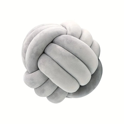 Oreiller à nœud rayé Art déco, 1 pièce, fait à la main, en Polyester doux. Coton, coussin décoratif moderne et confortable pour la maison et le canapé 9x9 pouces