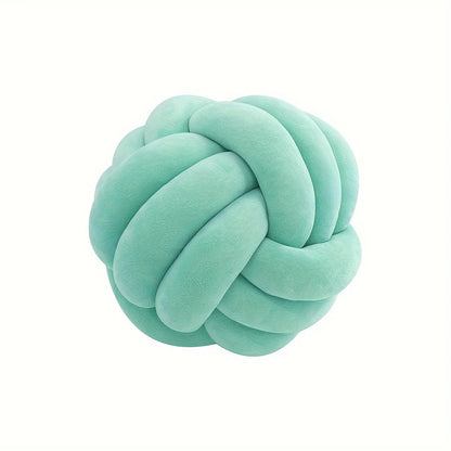 Oreiller à nœud rayé Art déco, 1 pièce, fait à la main, en Polyester doux. Coton, coussin décoratif moderne et confortable pour la maison et le canapé 9x9 pouces