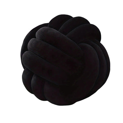 Oreiller à nœud rayé Art déco, 1 pièce, fait à la main, en Polyester doux. Coton, coussin décoratif moderne et confortable pour la maison et le canapé 9x9 pouces
