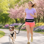 Hands-Free Running Leash Belt & Bungee
