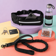 Hands-Free Running Leash Belt & Bungee
