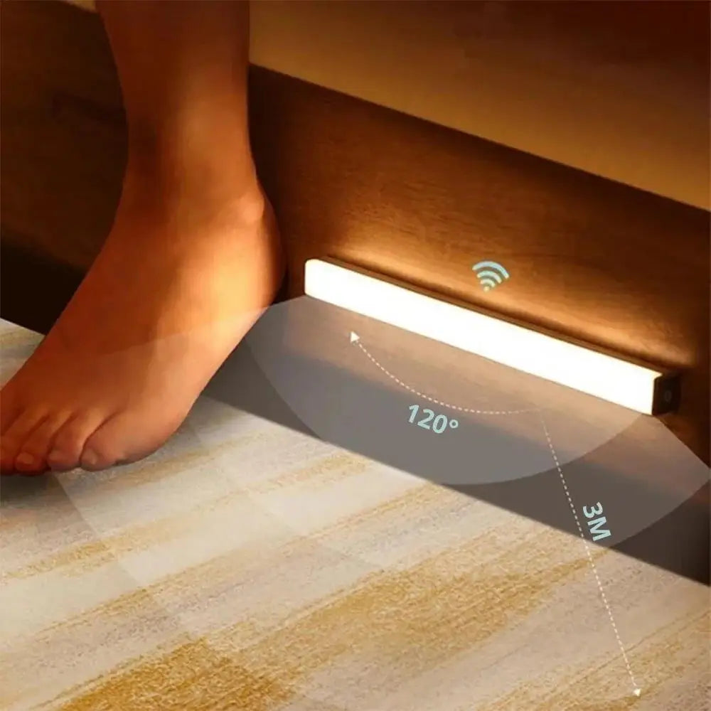 Veilleuse LED Capteur de Mouvement Sans Fil – Rechargeable USB | Magnétique | Blanc & Blanc Chaud | 10 à 50 cm