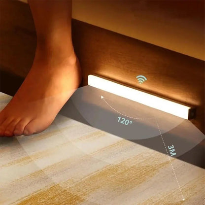Veilleuse LED Capteur de Mouvement Sans Fil – Rechargeable USB | Magnétique | Blanc & Blanc Chaud | 10 à 50 cm