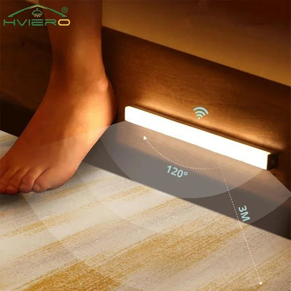 Veilleuse LED Capteur de Mouvement Sans Fil – Rechargeable USB | Magnétique | Blanc & Blanc Chaud | 10 à 50 cm