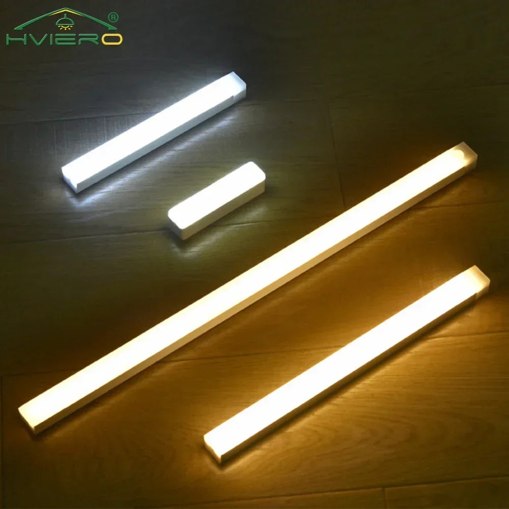 Veilleuse LED Capteur de Mouvement Sans Fil – Rechargeable USB | Magnétique | Blanc & Blanc Chaud | 10 à 50 cm