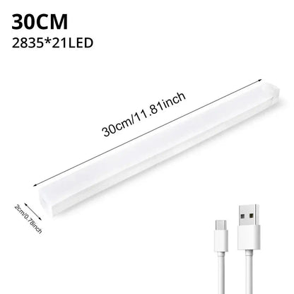 Veilleuse LED Capteur de Mouvement Sans Fil – Rechargeable USB | Magnétique | Blanc & Blanc Chaud | 10 à 50 cm