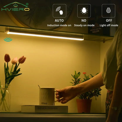 Veilleuse LED Capteur de Mouvement Sans Fil – Rechargeable USB | Magnétique | Blanc & Blanc Chaud | 10 à 50 cm