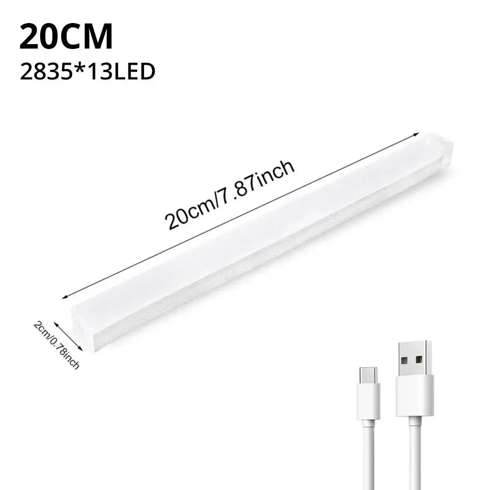 Veilleuse LED Capteur de Mouvement Sans Fil – Rechargeable USB | Magnétique | Blanc & Blanc Chaud | 10 à 50 cm