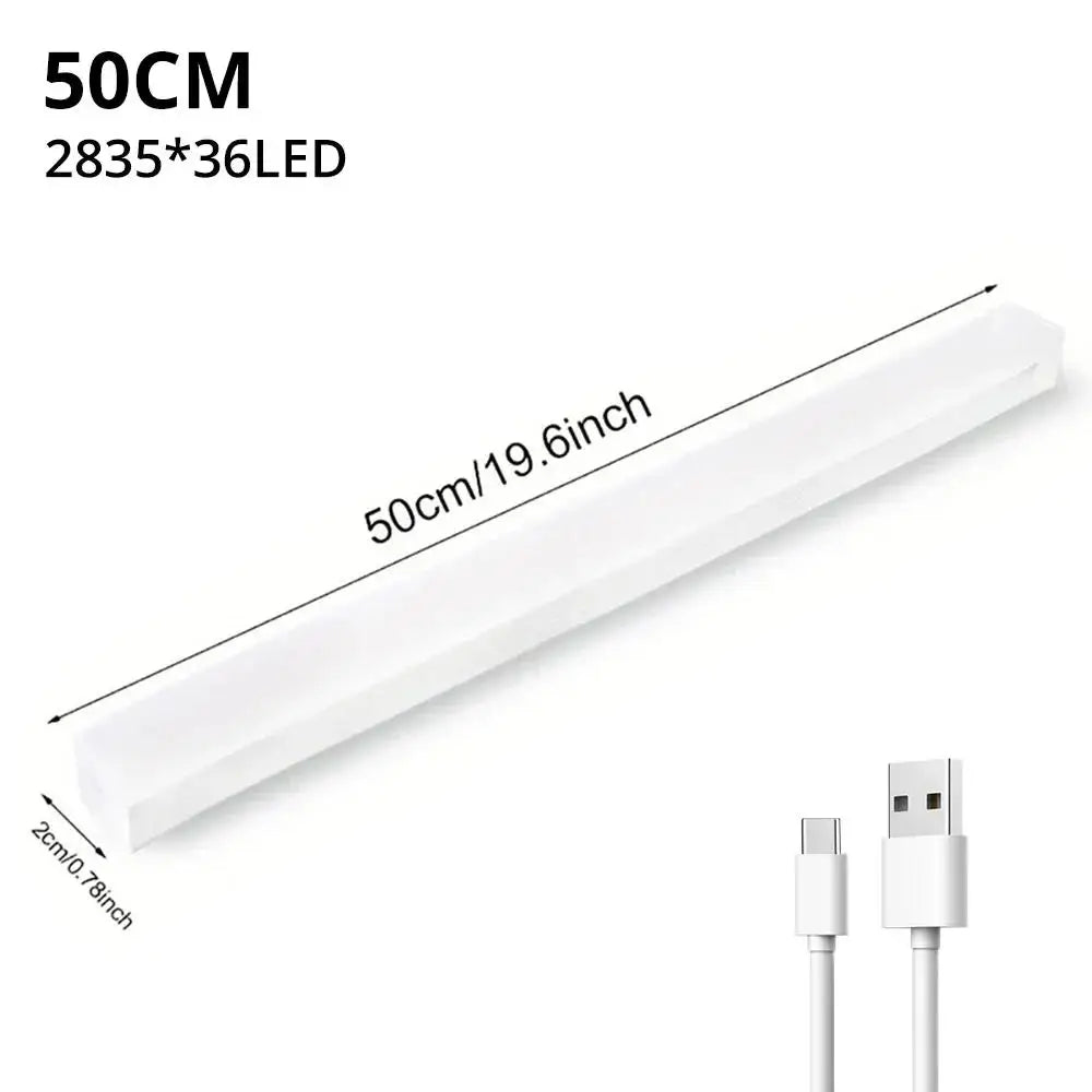 Veilleuse LED Capteur de Mouvement Sans Fil – Rechargeable USB | Magnétique | Blanc & Blanc Chaud | 10 à 50 cm