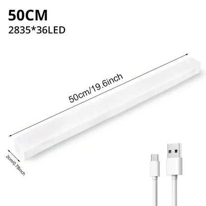Veilleuse LED Capteur de Mouvement Sans Fil – Rechargeable USB | Magnétique | Blanc & Blanc Chaud | 10 à 50 cm